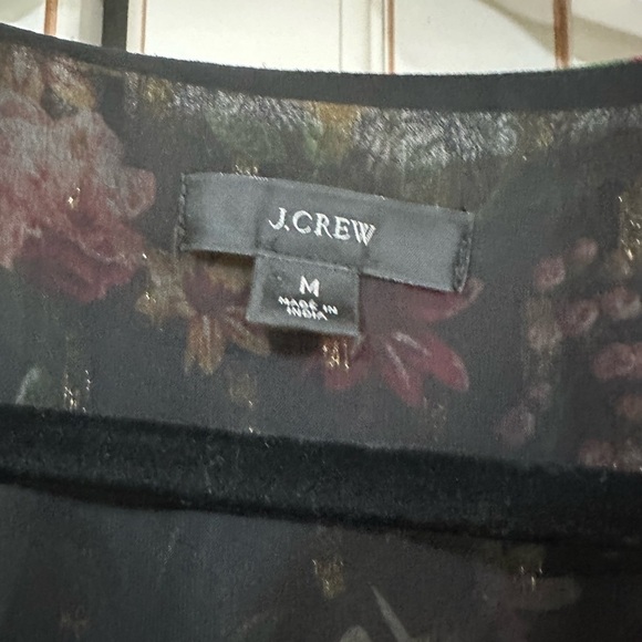 J. CREW Tie-front Lurex® dress in mixed print - Picture 5 of 5